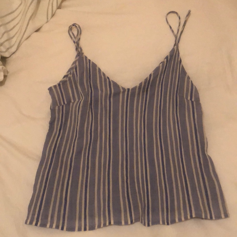 Vero moda blue stripe tank